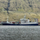 Arctic Voyager landar til Havsbún í morgin