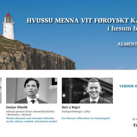 Hvussu menna vit føroyskt kappingarføri í hesum broytingartíðum