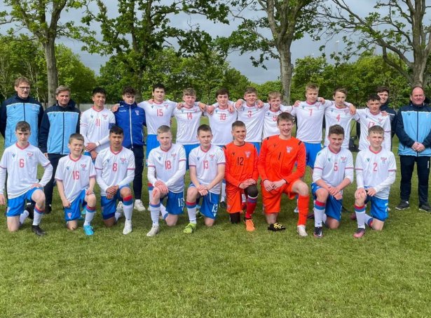 Føroyski U15-hópurin, ið var til EfB Spar Nord Elite Cup 2022 - Mynd: www.FSF.fo