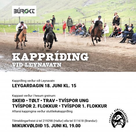 Kappríðiing við Leynavatn