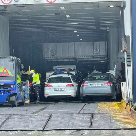 39 bilar stóðu eftir