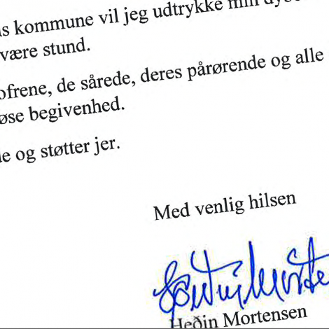 Heðin Mortensen sent samkenslufjarrit til Keypmannahavnar