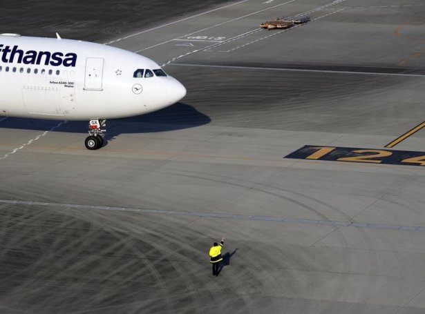 Flogfar hjá Lufthansa (Mynd: EPA)