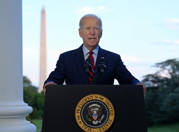 Amerikanski forsetin, Joe Biden (Mynd: EPA)