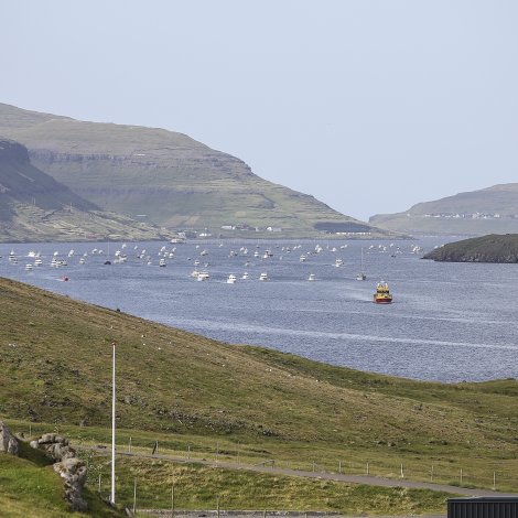Regatta av Eiði til Hósvíkar seinnapartin