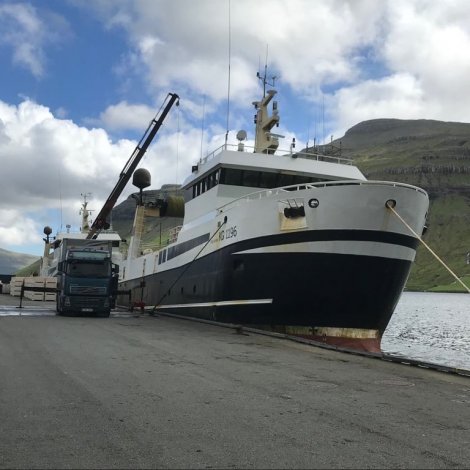 Stjørnan og Polarhav landaðu á Kósini í gjár