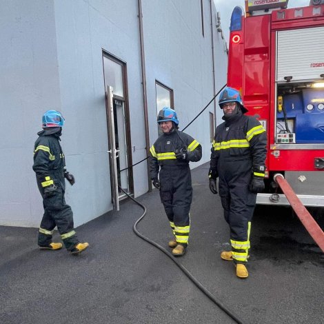 Brandvenjing á Sundsverkinum í gjárkvøldið