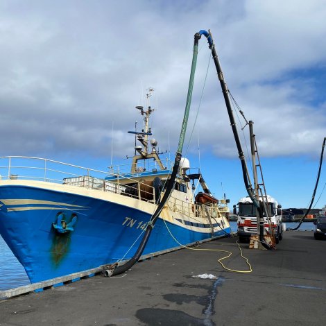 Jaspis og Ametyst landa í Havn