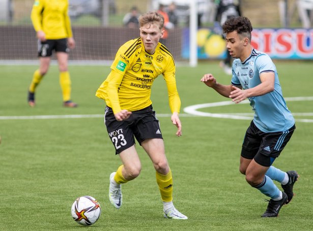 Beinir Nolsøe kom inn og gjørdi stóran mun fyri nýggja oddaliðið í uppgerðini á Svangaskarði (Savnsmynd: Sverri Egholm)