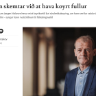 Javnaðarportalurin leggur eftir Jørgen og Fólkaflokkinum