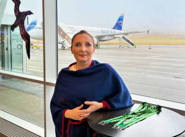 Kristina Fossaberg, leiðari í sølu- og kundatænastuni hjá Atlantic Airways