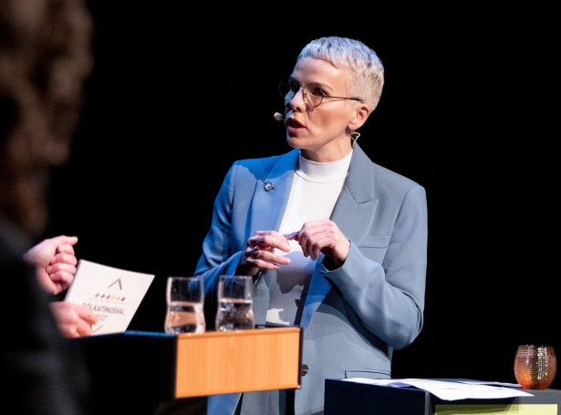 Liljan Weihe, tingkvinna fyri Tjóðveldi (Savnsmynd: Sverri Egholm)