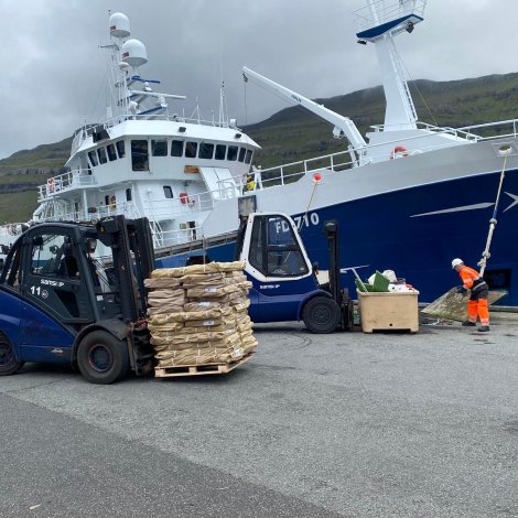 Jógvan I. hevur landað í Kollafirði