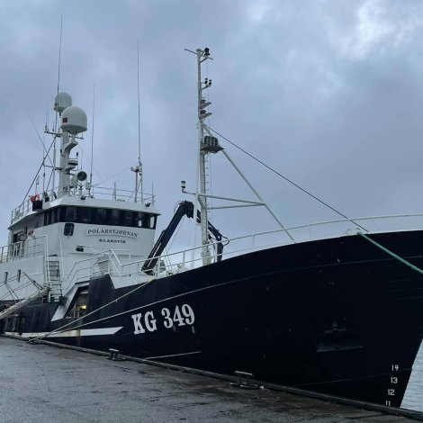 Polarstjørnan selur á Fiskamarknaðinum