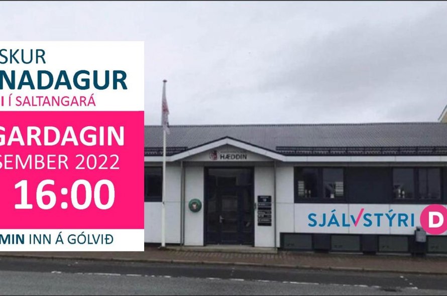 jn.fo | SJÁLVSTÝRISHUGNI Í HÆDDINI Í SALTANGARÁ