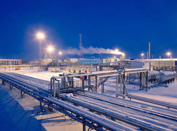 Yuzhno-Russkoye olju, gass og kondensat øki. Mynd: Gazprom