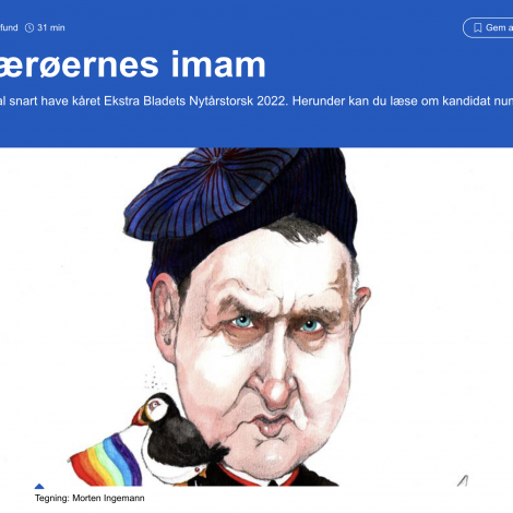 Føroyski imamurin: Jenis í uppskoti til ársins nýggjárstosk