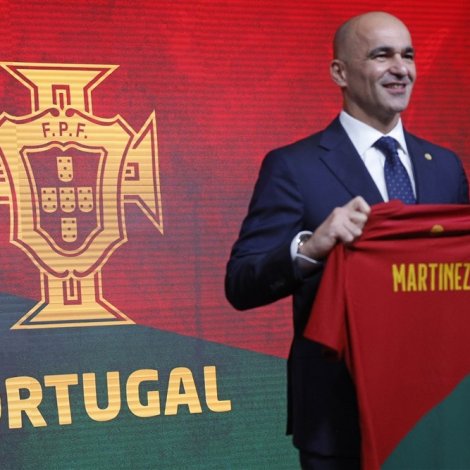 Roberto Martinez varð kunngjørdur sum portugisiskur landsliðsvenjari fyrrapartin (Mynd: EPA)