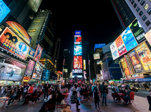 Times Square (Mynd: Wikipedia)