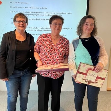 Landsstýriskvinnan legði fram á formansfundinum hjá Landsfelag pensjónista