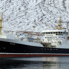 Polar Amaroq landar lodnu í Fuglafirði