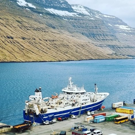 Norðborg landaði 400 tons í Ánunum í gjár