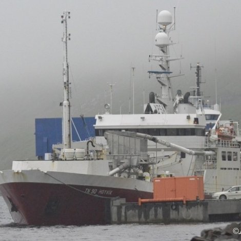 Nøkur skip bíða eftir at sleppa framat at landa hjá Havsbrún