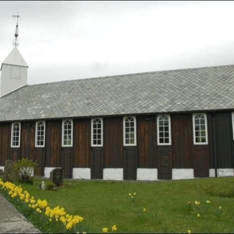 Countryguðstænasta i Sørvágs kirkju
