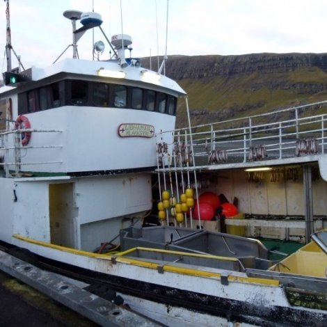 Nakrir fáir útróðrarbátar selja á Fiskamarknaðinum