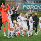 B36 kann gera eins og í fjør og vinna seg í 3. umfar í UEFA Conference League. Tað endaði 2-1 í Gundadali fyri viku síðani (Mynd: Sverri Egholm)