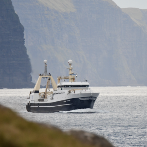 Enniberg siglir heim úr Barentshavinum