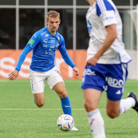 Millum annað Molde var væl størri favorittur hjá veddingarfyritøkunum, enn Slovan Bratislava er til dystin í morgin (Mynd: Sverri Egholm)
