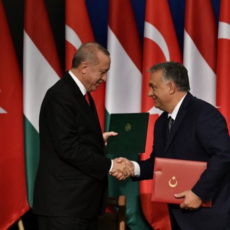 Erdogan og Orbán hittast í Budapest