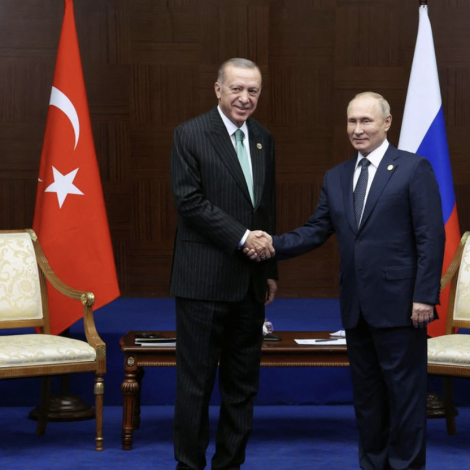 Putin og Erdogan hittast í komandi viku