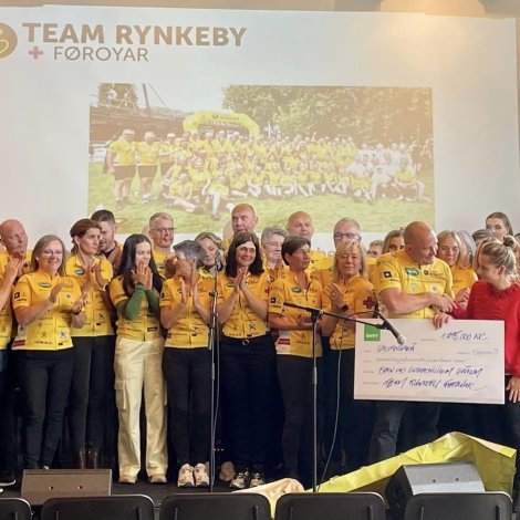1.715.000 krónur frá Team Rynkeby