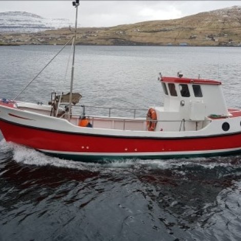 Nakrir útróðrarbátar selja á Fiskamarknaðinum