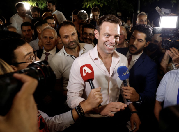 Stefanos Kasselakis, nývaldi formaðurin í Syriza (Mynd: Reuters)