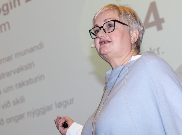 Ruth Vang, landsstýriskvinna í fíggjarmálum (Savnsmynd: Sverri Egholm)