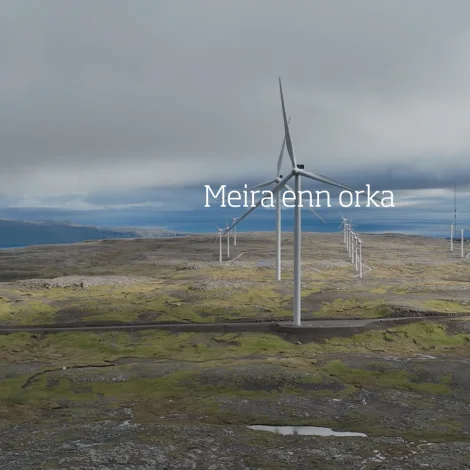 Avlopsorka frá vindmyllum á tingborð