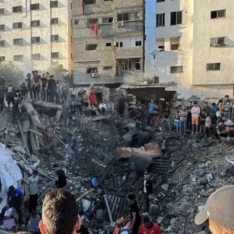 Minst 140 fólk deyð í Gaza í nátt