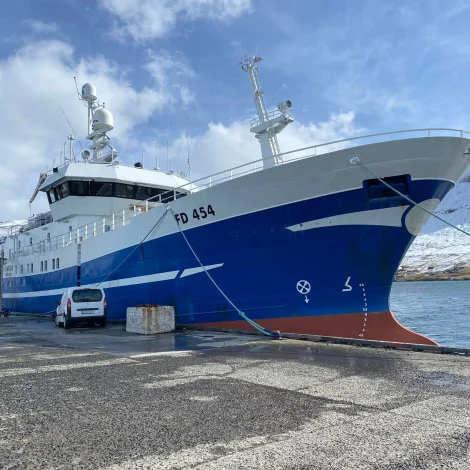 Kambur bjóðar 75 tons av frystum fiski út á Fiskamarknaðinum