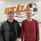 Per Mikkelsen, hjálparvernjari og Pauli Poulsen, høvuðsvenjari (Mynd: Skála ÍF)