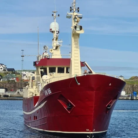 Garnaskipið Túgvusteinur hevur landað havtasku í Havn