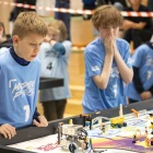 Myndir: First Lego League-kapping í Skúlanum á Fløtum