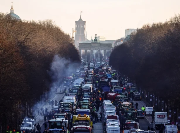 Berlin í gjár (Mynd: EPA)