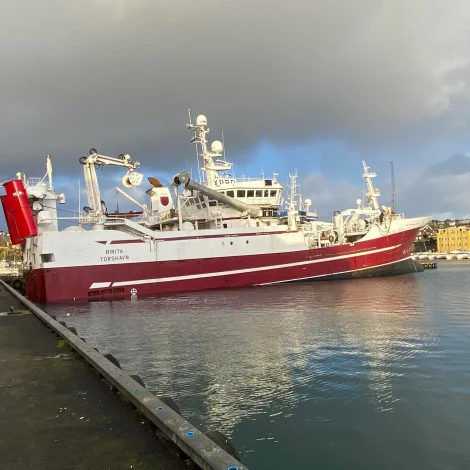 Birita landar til Havsbrún