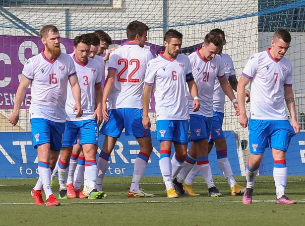 Patrik Johannesen skoraði einsamalla málið, tá Føroyar fyri tveimum árum síðani vunnu 1-0 í venjingardysti á Liktinstein (Mynd: Hans Erik Danielsen/FSf)