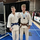 Kjartan Gray og Fríði Magnusson Carlsson (Mynd: Judo Føroyar)