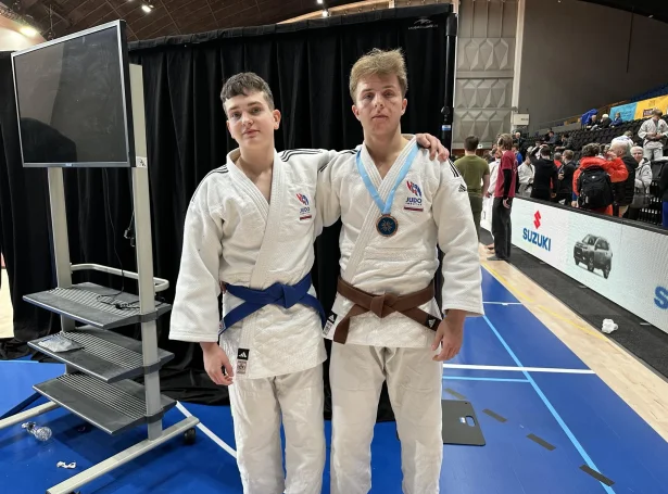 Kjartan Gray og Fríði Magnusson Carlsson (Mynd: Judo Føroyar)