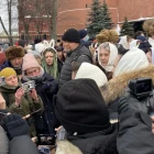 20 journalistar handtiknir í Moskva